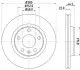 Тормозной диск HELLA (8DD355127311) изображение 4