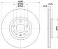Тормозной диск HELLA (8DD355127721) изображение 4