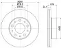 Тормозной диск HELLA (8DD355127811) изображение 5