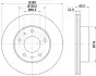 Тормозной диск HELLA (8DD355127821) изображение 2