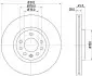 Тормозной диск HELLA (8DD355127831) изображение 1