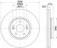 Тормозной диск HELLA (8DD355127871) изображение 1