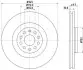Тормозной диск HELLA (8DD355127981) изображение 4
