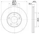Гальмівний диск HELLA (8DD355128231) зображення 4