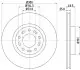 Гальмівний диск HELLA (8DD355128241) зображення 4