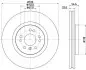 Тормозной диск HELLA (8DD355128581) изображение 4