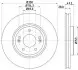 Тормозной диск HELLA (8DD355128831) изображение 4