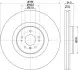 Фото Тормозной диск HELLA (8DD355128941) изображение 4