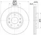 Тормозной диск HELLA (8DD355129121) изображение 5