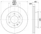 Гальмівний диск HELLA (8DD355129281) зображення 4