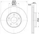 Тормозной диск HELLA (8DD355129361) изображение 5