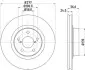 Диск гальмівний (передній) Subaru Forester/Impreza/Legacy/Outback 97- (277x24) (вент.) HELLA (8DD355129421) зображення 1