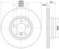 Гальмівні диски HELLA 8DD 355 129-651 (фото 4)