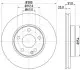 Фото PRO HIGH CARBON DB диск гальм. передн. A176 15 HELLA (8DD 355 129-671) зображення 4