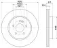 Диск гальмівний (передній) MB M-class (W163) 98-05 (303х26) HELLA (8DD355129751) зображення 4