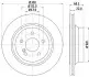 Фото Тормозной диск HELLA (8DD355129791) изображение 4