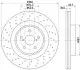 Тормозной диск HELLA (8DD355129851) изображение 4