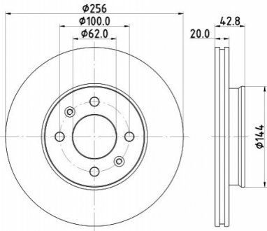 Автозапчастина HELLA 8DD355130001 (фото 1)