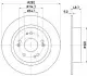 PRO HONDA диск гальмівний задн. H-RV 15 HELLA (8DD355131931) зображення 1