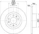 Фото PRO PEUGEOT Диск тормозной задний. 508 2.0 14-18 HELLA (8DD 355 132-841) изображение 4