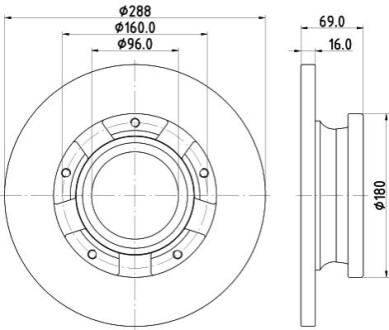 Автозапчастина HELLA 8DD355133071 (фото 1)