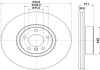 HELLA PRO HIGH CARBON BMW Диск передній прав. X4 (F26) 8DD 355 133-201