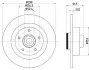 Диск тормозной (задний) Renault Megane/ Scenic 1.5/1.6dCi 16- (290x11) PRO HELLA (8DD355133241) изображение 1