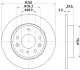 Фото MAZDA Гальмівний диск 3 1.5 13-, CX-3 2.0 18 HELLA (8DD 355 133-501) зображення 4