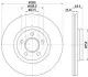 Диск тормозной HELLA (8DD355133531) изображение 4