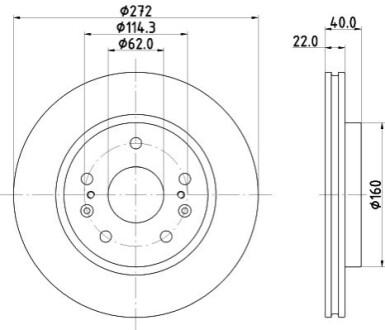 Автозапчастина HELLA 8DD355134651 (фото 1)