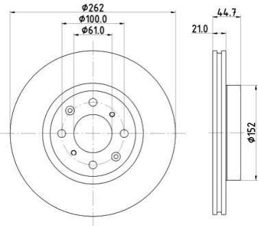 Автозапчастина HELLA 8DD355134691