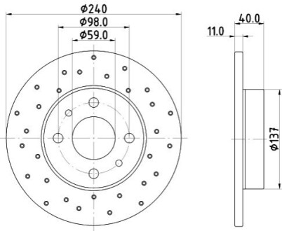 Автозапчастина HELLA 8DD355134891