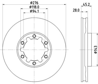 Автозапчастина HELLA 8DD355134931 (фото 1)