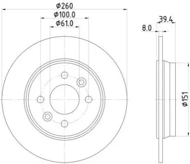 Автозапчастина HELLA 8DD355135231