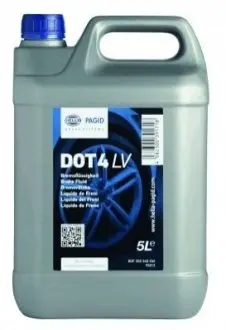 Рідина гальмівна DOT4 HP (5L) (ABS/ESP) HELLA 8DF355360061 Купити в Україні