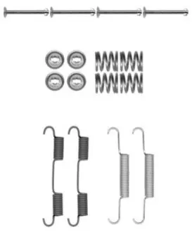Комплект пружинок колодок ручника Porsche Cayenne 10-/Nissan Pathfinder/Murano 03 HELLA 8DZ355202071 Купити в Україні