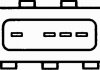 Датчик потоку (витрати) повітря, витратомір M.A.F. - (Mass Airflow) HELLA 8ET 009 142-171 (фото 2)
