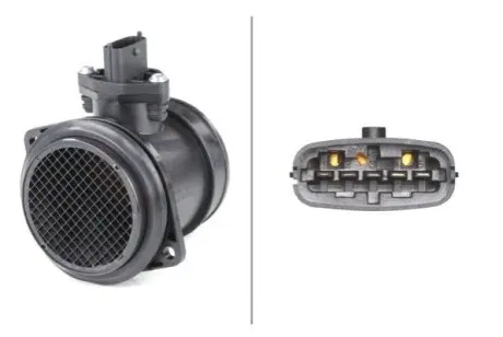 Витратомір повітря (5 pin, модуль) VOLVO C30, C70 II, S40 II, S80 II, V50, V70 III FORD FOCUS II, KUGA I, MONDEO IV, S-MAX 2.0/2.5/2.5ALK 01.04-12.16 HELLA 8ET009149371