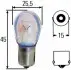 Фото Автолампа P21W 12V 21W BA15s HELLA (8GA002073271) зображення 5