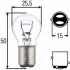 Фонарь накала HELLA (8GD002078123) изображение 1