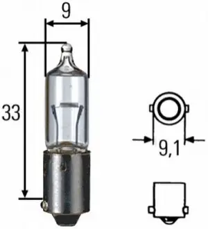 Автолампа H10W 12V 10W BA9s Pure Light HELLA 8GH002473-191 Купити в Україні