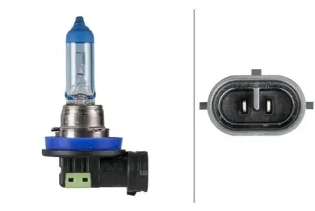 H11 12V 55W Лампа розжарювання WHITE LIGHT UP TO 300h, UP TO 4200 KELVIN HELLA 8GH223498151