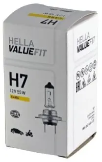 Лампа 12V H7 55W PX26d VALUEFIT HELLA 8GH 242 632-121 Купить в Украине