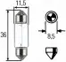 Фото Автолампа C5W 12V 5W HELLA (8GM002092171) зображення 3