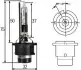 Фото Автолампа D2R 85V 35W P32d-3 HELLA (8GS 007 001-151) зображення 4
