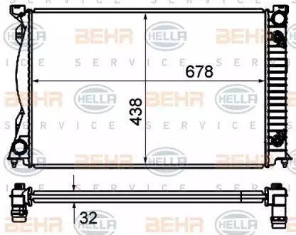 Автозапчасть HELLA 8MK376735011