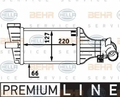 Интеркуллер HELLA 8ML376723411