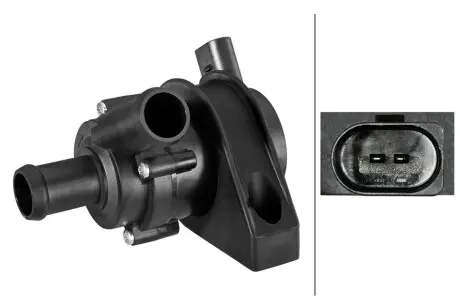Додатковий водяний насос (режим роботи електричний) AUDI A4 ALLROAD B8, A4 B8, A5, A6 C7, Q5 SEAT EXEO, EXEO ST VW AMAROK 1.8/2.0/2.0ALK 11.07-09.18 HELLA 8TW358304571 Купити в Україні