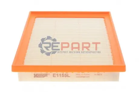 Фото Фільтр повітряний Lexus CT 1.8 10-/NX 2.5 14-/Toyota Auris/Prius 1.8 Hybrid 10-/Rav4 2.5 Hybrid 15-18 HENGST FILTER (E1155L) зображення 1