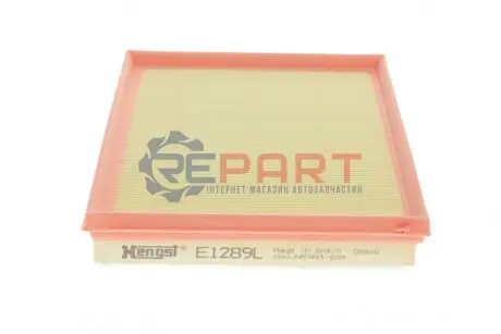 Фото 1 — Фільтр повітряний Citroen Berlingo/C3/C4/Jumpy/Peugeot Partner/3008/5008 1.6HDi 14-/Opel Combo E 18- HENGST FILTER (E1289L) Фото Фільтр повітряний Citroen Berlingo/C3/C4/Jumpy/Peugeot Partner/3008/5008 1.6HDi 14-/Opel Combo E 18- HENGST FILTER (E1289L) зображення 1